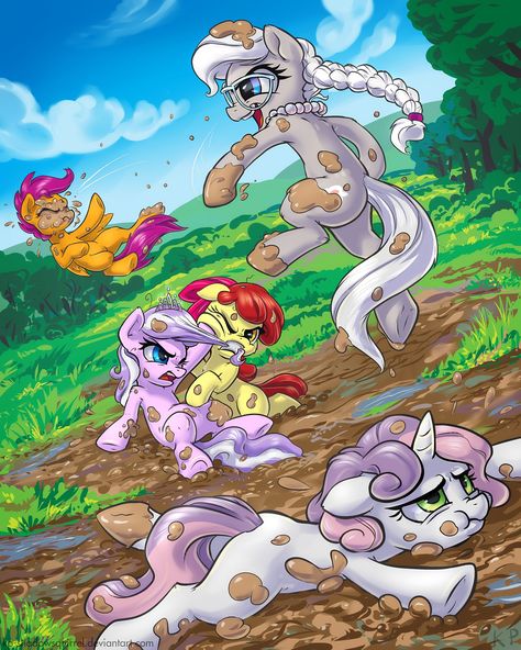 Cutie Mark Crusaders Fanart, Cutie Mark Crusaders, Scooby Doo Mystery Incorporated, Tiny Horses, Mane 6, Mlp Comics, Cute Ponies, Some Beautiful Pictures, Cutie Mark