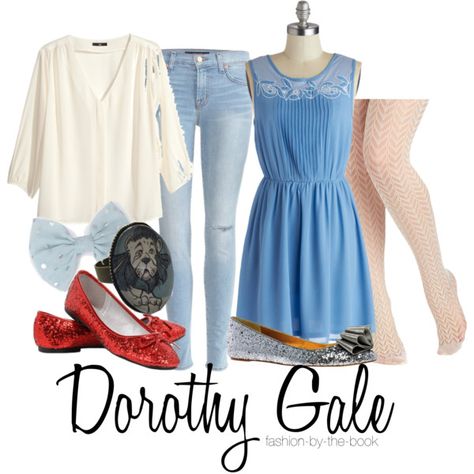 Fictional Outfits, Dorothy Outfit, Wizard Of Oz Fashion, Hipster Princess, Storybook Character Costumes, Fashion Show Stage, Wizard Of Oz Party, Dorothy Gale, Disney Inspired Fashion