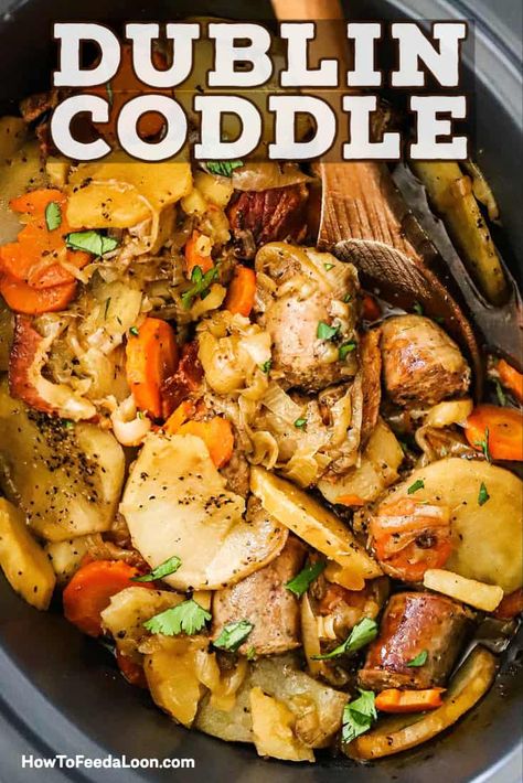 Irish Coddle Recipe, Irish Coddle, Dublin Coddle Recipe, Coddle Recipe, Dublin Coddle, Irish Cooking, Irish Dishes, Irish Cuisine, Best Sausage