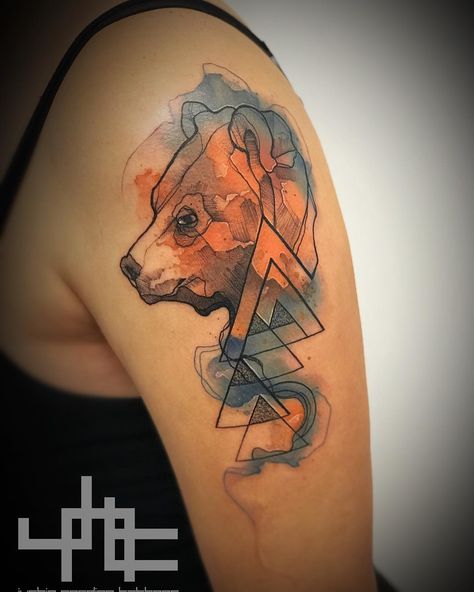 Justin Nordine bear tattoo Bear Tattoo Designs, Borneo Tattoo, Cross Tattoo For Men, Mommy Tattoos, Love Of Nature, Bear Tattoos, Nordic Tattoo, Bear Tattoo, Tattoo Project