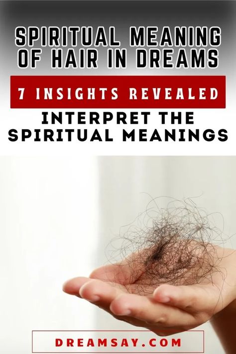 Spiritual Meaning of Hair in Dreams | 7 Insights Revealed Dream Meaning, Spiritual Attack, Recurring Dreams, Spiritual Dimensions, Beaded Hair, Hidden Messages, Lessons Learned In Life, Dream Interpretation, Spiritual Guides