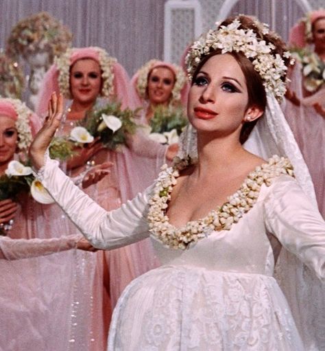 Funny Girl. The best part. I am the beautiful reflection of my loves affection Funny Girl 1968, Funny Girl Musical, Funny Girl Movie, Movie Wedding Dresses, James Brolin, Girl Film, Historical Movies, Wedding Movies, Barbra Streisand