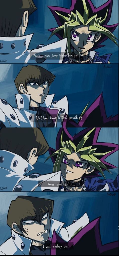 Prideshipping Yugioh, Kaiba X Yugi, Seto Kiba, Yugioh Abridged, Yugioh Wallpapers, Yugioh Comics, Yugioh Wallpaper, Yugioh Funny, Kaiba Yugioh