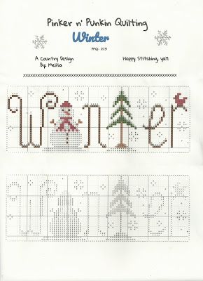 Hello Winter Cross Stitch, Four Seasons Cross Stitch Patterns Free, Winter Rose Manor Cross Stitch, Pinker N Punkin Cross Stitch, Russian Cross, Holiday Cross Stitch Patterns, Winter Sewing, Christmas Biscuits, Stitching Ideas