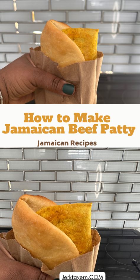 How to make Jamaican Beef Patties Meat Patty Recipe, Jamaican Recipe, Foreign Recipes, Beef Patties Recipes, Jamaican Curry Chicken, Jamaican Beef Patties, Jamaican Patty, Yellow Exterior, Beef Meals