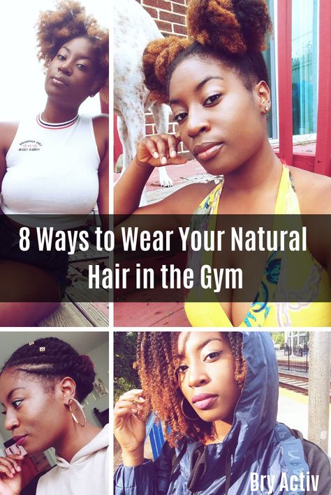 8 Cute hairstyles I usually wear to the gym / everyday lol. I like to keep it cute and casual at the same time. Gym Natural Hairstyles, Natural Hair Workout Styles, Gym Hairstyles For Black Women, Gym Hairstyles, Wash Day, Hair Length, In The Gym, Style Tips, My Hair