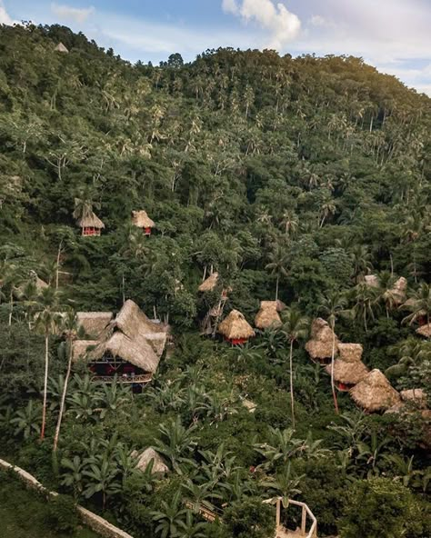 Forest Tribe Village, Jungle Tribe Aesthetic, Jungle Life Aesthetic, Jungle Adventure Aesthetic, Jungle Book Aesthetic, Rainforest Cabin, Rainforest Village, Jungle Pic, Tribe Aesthetic