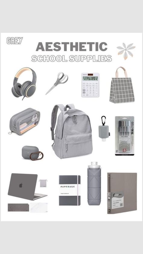 #meuprimeiroshuffle #myfirstshuffle F2f Essentials, School Accessories Aesthetic, School Things Aesthetic, School Stuff Organization, Back To School Aesthetic Supplies, Cute Items Aesthetic, What In My Bag School, School Material Aesthetic, Minimalist School Supplies