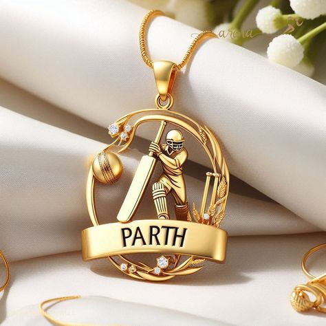 Why just watch cricket when you can wear it? Our custom name pendants let you take your love for the game everywhere you go. Perfect for showing off your cricket obsession in style—because who wouldn’t want to be known as the biggest cricket fan around? 🏏😂 #CricketAddict #jewellerygoals #NamePendants #GameOn #personalisedjewellery #ipl #cricket #cricketfan #sportsnamependant Cricket Lover Logo, Cricket Jewelry, The Cricket Collection, Ipl Cricket, Cricket Lover, Live Cricket Match Today, To Be Known, Diamond Bracelet Design, Bracelet Design