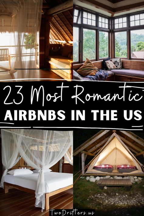 Here are 23 of the most romantic Airbnbs in the US; gorgeous properties that I am absolutely obsessed with (and I'm sure you will be too!) USA romantic getaways | romantic hotels USA | romantic places to stay in the United States | romantic places in the USA | Romantic Airbnbs | bucket list Airbnb | honeymoon Airbnb Honeymoon Cabin Romantic, Date Places Romantic, Honeymoon Airbnb, Romantic Airbnb, Romantic Hotel Rooms, Room Surprise, Romantic Room Surprise, Surprise Ideas, Romantic Hotels