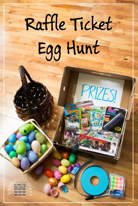 Raffle Ticket Egg Hunt - Fun and Educational Homemade Game for Preschoolers and Kindergarteners Easter Game Ideas, Game Ideas For Adults, Adult Easter Egg Hunt, Easter Egg Hunt Games, Egg Hunt Games, Easter Egg Scavenger Hunt, Easter Egg Hunt Party, Egg Hunt Party, Egg Game