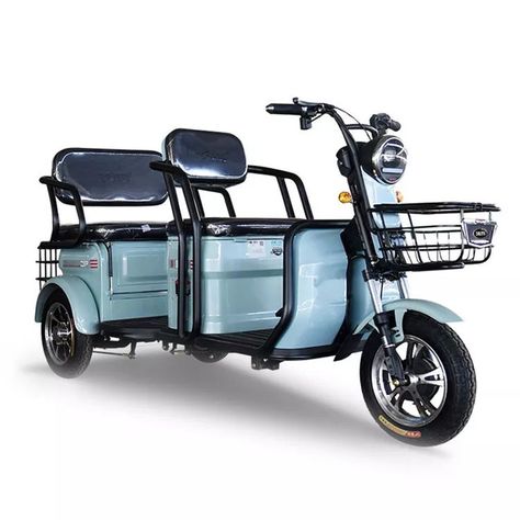 Passengers: 2 Brake System: Front disc+Rear disc, Front disc+Rear dsic Tire Size: 12" Tyre Curb Weight: 100-200kg Maximum Speed: 30-50Km/h Payload Capacity: 100-200kg Charge Time(h): 5-7h Grade Ability: 15-20° Driving Mileage: 50-70km Use For: Cargo Driving Type: Electric Body Type: Open Power: 501 - 800W Voltage: 60V Brand Name: ZLT Place of Origin: Zhejiang, China Size: 2200*890*1050mm Certification: Eec Product name: Electric Tricycle Color: Custom Material: Frame + Plastic Trike Scooter, Scooter Shop, Japanese Technology, Adult Tricycle, Three Wheeler, Electric Trike, Bike Electric, Tuk Tuk, Electric Tricycle