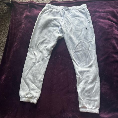 Large Grey Playboy by Pacsun Sweatpants with... - Depop Pacsun Sweatpants, Pacsun, Be Perfect, Zip Pockets, Sweatpants, Grey, Clothes, Tracksuit Bottoms