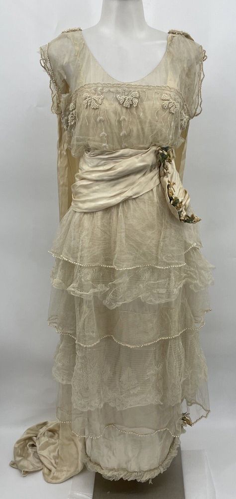 1890 Dresses, 1905 Dress, Wedding Dress Edwardian, 1890 Dress, Antique Wedding Dress, Edwardian Era Dress, Flapper Wedding Dresses, Antique Lace Dress, Edwardian Wedding Dress