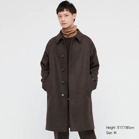 UNIQLO MEN BALMACAAN COAT BROWN S https://www.uniqlo.com/uk/en/product/men-balmacaan-coat-442152COL38SMA003000.html?gclid=CjwKCAiAqIKNBhAIEiwAu_ZLDqewxxe8sufokFGyWW_MWoRef5gvHi_HsU2Xv41n04sBQUUl-sMRGBoCZKIQAvD_BwE&gclsrc=aw.ds Uniqlo Coat, Knee Length Coat, Uniqlo Men, Coat Men, Brown Coat, Uniqlo, Mens Coats, Casual Looks, Google Images