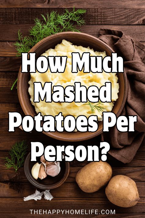 Let's discover the secrets to achieving harmonious potato-to-person ratios and ensure everyone at your table enjoys the ultimate mashed potato experience! How Much Mashed Potatoes Per Person, How Many Potatoes For Mashed Potatoes, Mashed Potatoes For 10 People, How Many Pounds Of Potatoes For 20, Mashed Potatoes For 20 People, Ultimate Mashed Potatoes, Buffet Style Dinner, Best Mashed Potatoes, Christmas Apps