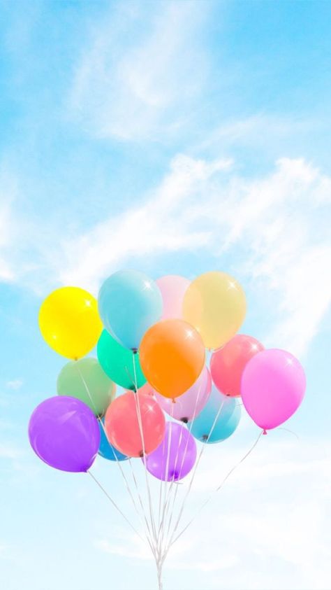 Pin by Hind Albayeh on Screen Savers | Balloons, Pretty wallpapers, Screen wallpaper Whats Wallpaper, Birthday Aesthetic, Wallpaper Cantik, Birthday Wallpaper, 강아지 그림, Summer Backgrounds, Colourful Balloons, Jolie Photo, Cellphone Wallpaper