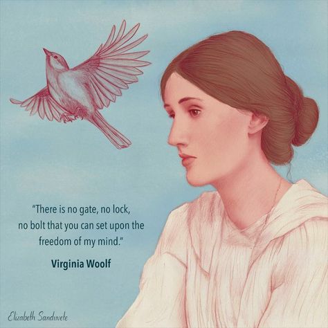 Virginia Wolf Quotes, English Literature Quotes, Plate Illustration, Virginia Woolf Quotes, Virginia Wolf, Hummingbirds Photography, Feminism Art, Feminism Quotes, Freedom Quotes