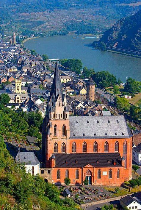 ST. GOAR OBERWESEL Rhine River, Germany Travel, Oh The Places Youll Go, Places Around The World, Travel Around The World, Wonderful Places, Dream Vacations, Travel Around, Travel Dreams