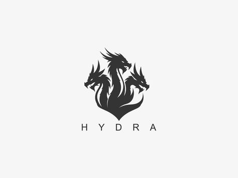 Lernaean Hydra, Hydra Logo, Dragon Logo, Logo Making, Craft Design, Hand Craft, Premium Logo, Flat Icon, Clothes Ideas