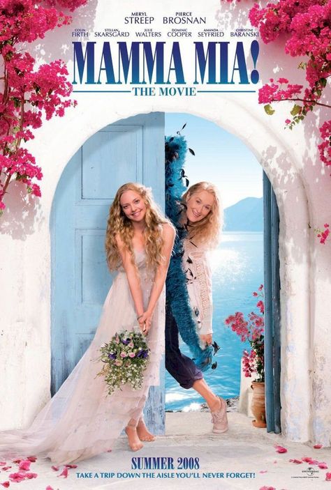 Mamma Mia Cast, Pp Photo, Girly Movies, I Love Cinema, Movie Poster Wall, Poster Room, Mama Mia, Mia 3, Picture Collage Wall