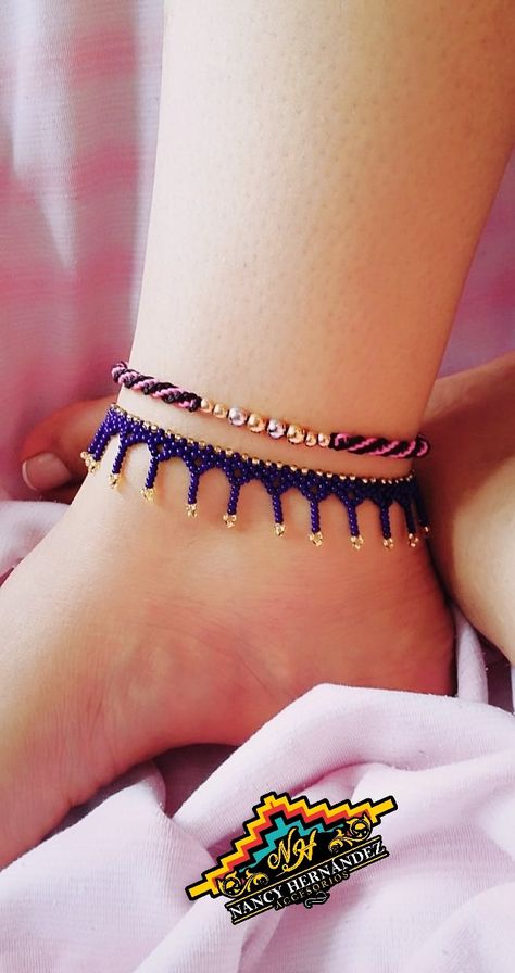 Leather Anklets, Beaded Ankle, Ankle Chain, Beaded Anklets, Silver Anklets, Foot Jewelry, Ankle Bracelet, Bracelet Crafts, Beads And Wire