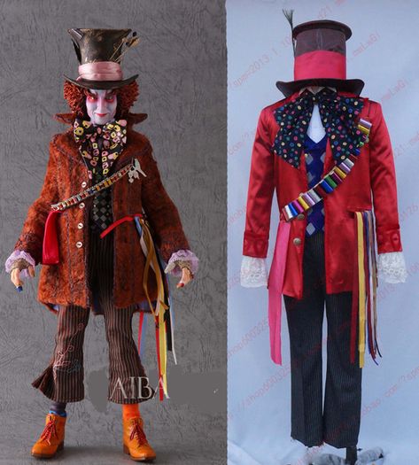 Tim Burton Mad Hatter, Alice In Wonderland Fancy Dress, Mad Hatter Outfit, Kids Book Character Costumes, Johnny Depp Mad Hatter, Mad Hatter Cosplay, High Tea Outfit, Mad Hatter Costume, Wonderland Mad Hatter