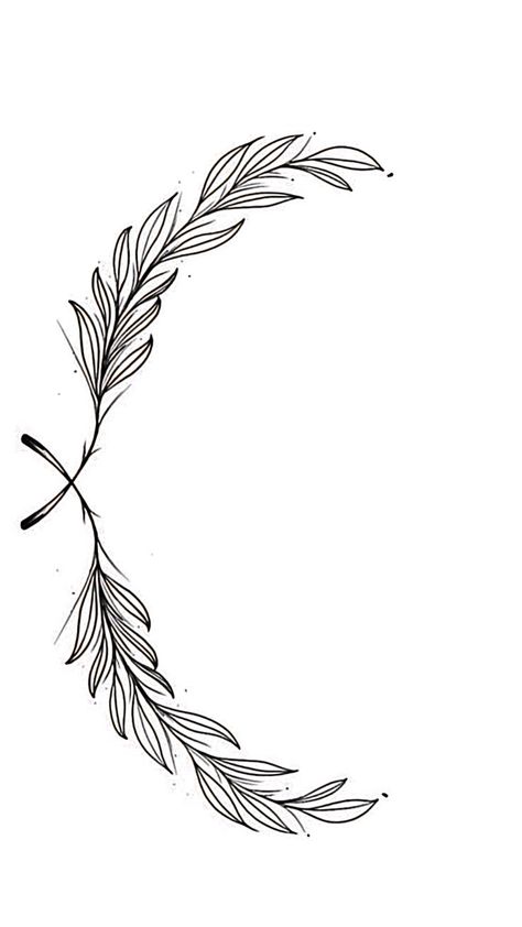 Greek Reef Tattoo, Minimalist Greek Tattoos, Greek Wreath Tattoo, Branch Tattoo Men, Olive Wreath Tattoo, Olive Leaves Tattoo Design, Olive Branch Tattoo Design, Olive Branch Tattoo Mens, Leave Tattoo