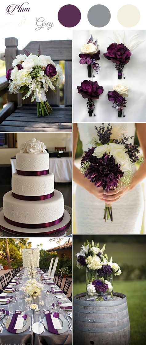 Plum Purple Wedding, Color Palets, Elegant Wedding Colors, Country Wedding Ideas, Săpunuri Handmade, Wedding Color Palettes, Plum Wedding, Wedding Colors Purple, Wedding Colours