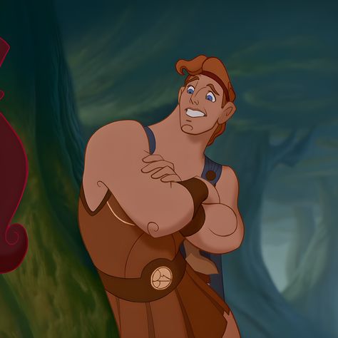 From animated Disney film, “Hercules” (1997). Hercules Aesthetic, Milo Disney, Hercules Characters, Hercules Movie, Hercules 1997, Hercules Disney, Romance Movie, Disney Hercules, Film Icon