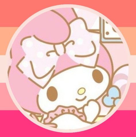 My Melody Icon, Onegai My Melody, Melody Icon, Lesbian Flag, Sanrio My Melody, Flag Icon, My Melody, Flag