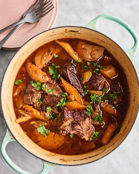 I Tried Taste of Home's Ultimate Pot Roast Recipe | Kitchn Ultimate Pot Roast, Classic Pot Roast, Good Homes, Pot Roast Recipe, Pot Beef Stew, Slow Cooked Beef, Roast Recipe, Pot Roast Recipes, Quiche Recipes