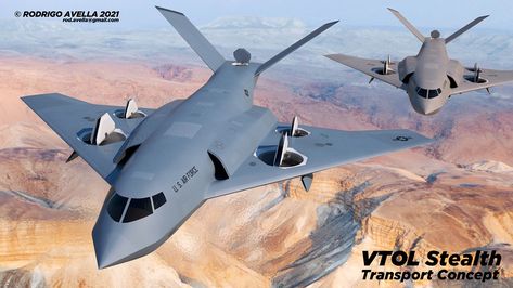 VTOL Stealth Transport on Behance Aurora Aircraft, Sixth Generation Fighter, Aerospace Design, Avion Rc, Stealth Aircraft, Flying Vehicles, Drones Concept, Military Technology, Airplane Design