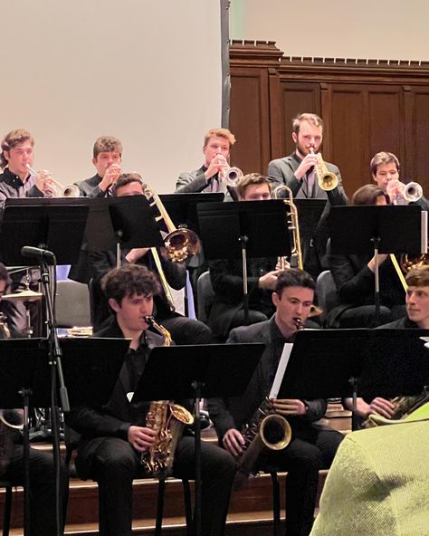 Spring Swing Jazz concert at WPI tonight 🎺🎷🎹🥁🎶 All the bands sounded terrific!! ❤️ @chasecarstensen_ @bbqbattle Jazz Band Aesthetic, Fall Moodboard, Band Aesthetic, Jazz Concert, Night School, Concert Band, Jazz Band, Big Band, Vision Board