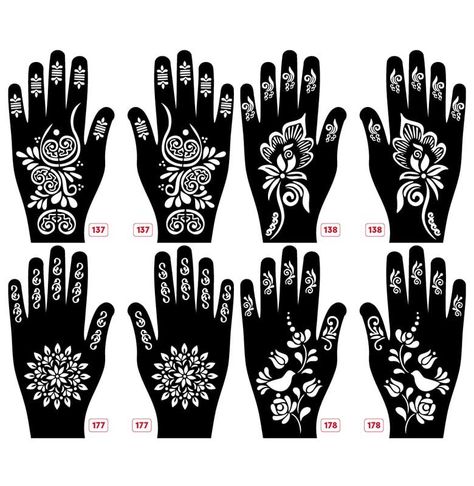 Mehendi Stencil, Mehndi Stencil, Henna Tattoo Stencils, Design Stencils, Hand Design, Mehndi Tattoo, Mehandi Design, Design Sticker, Mehandi Designs