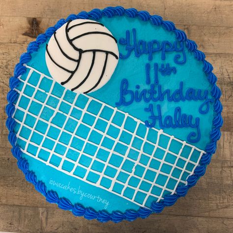 Volleyball Cake Ideas, Volleyball Birthday Cakes, Smores Bar Party, Volleyball Cake, Volleyball Birthday Party, Volleyball Birthday, Moana Birthday Cake, Sports Cakes, Smores Bar