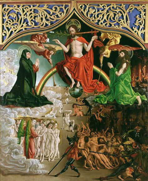 https://flic.kr/p/CX1sn4 | Last Judgment by MARX REICHLICH | c. 1490. Oil and tempera on panel. 197,2 x 165,1 cm. Chrysler Museum of Art, Norfolk. 71.3098. The Last Judgement, The Last Judgment, Path Of The Gods, Rennaissance Art, Christ The King, European Paintings, Light Of The World, John The Baptist, Catholic Art