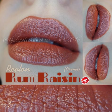 Revlon Rum Raisin (Crème) Revlon Rum Raisin, Rum Raisin Revlon, Raisin Lipstick, Revlon Rum Raisin Lipstick, Rum Raisin Lipstick, 60’s Makeup, Revlon Lipstick, Rum Raisin, Creme Lipstick