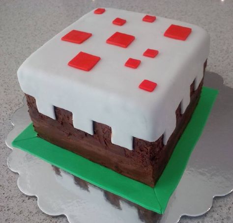 Minecraft Inspired Cake, Minecraft Cake Block, Minecraft Cake Cake, Minecraft Cake Recipe, Minecraft Wedding Cake, Minecraft Square Cake, Minecraft Cake Simple, Minecraft Bday Cake, Minecraft Cakes Ideas