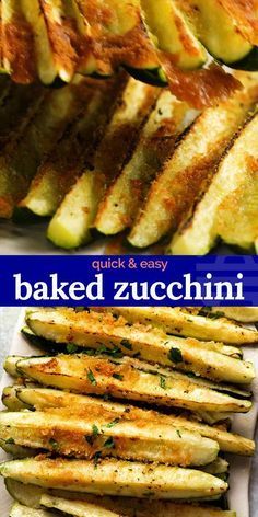 Zucchini In The Oven, Cook Zucchini, Veggie Side Dish, Zucchini Recipes Baked, Easy Zucchini Recipes, Baked Zucchini, Bake Zucchini, Easy Zucchini, Zucchini Fries