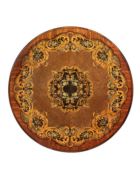 Amalienborg Palace, Centre Table, Danish Royals, Cabriole Legs, Marquetry, Dream Board, Center Table, 19th Century, Palace