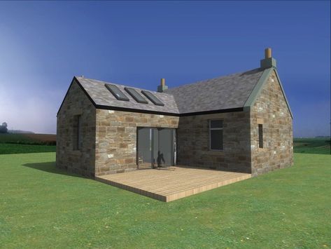 Traditional Cottage Stone Extension - Fife Architects Pictures Of Outside, Cottage Extension, Stone Cottages, Bungalow Renovation, Traditional Cottage, Cottage Renovation, Farm Cottage, Beach Retreat, Cottage Ideas