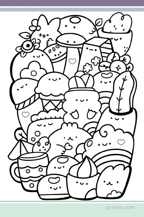 Cool Coloring Pages | Skip To My Lou Doodle Simple Easy, Christmas Fun Activities, Journaling Kawaii, Ideas For Sketchbook, Easy Doodle Ideas, Cute Animals Coloring Pages, Doodles Kawaii, Smile Drawing, Skip To My Lou