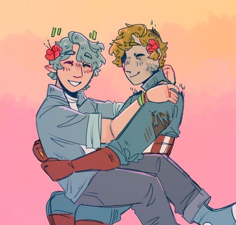 (17) #scott smajor – @weatheredcopper on Tumblr Flowerhusbands Fanart, Flower Husbands 3rd Life, Scott X Jimmy, Grian X Mumbo, Flower Husbands Fanart, Smajor Fanart, Flower Husbands, Ldshadowlady Fan Art, Scott Smajor