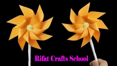 Fan Origami, Paper Fan, Kids Only, Paper Fans, Make Paper, Crafts Hacks, I Will Show You, How To Make Paper, School Crafts