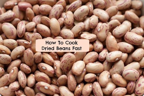 How To Cook Dried Beans Fast Cook Dried Beans, Dry Beans Recipe, Beans From Scratch, Navy Bean Soup, Beans In Crockpot, Slow Cooker Barbacoa, Boston Baked Beans, How To Soak Beans, Soup Beans