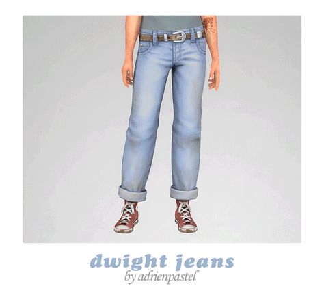 📑 Dwight Jeans | Patreon Masculine Closet, Base Clothing, Male Sims, Sims 4 Male Clothes, Clothes Cc, Sims 4 Black Hair, Cc Folder, Cc Clothes, Free Sims 4