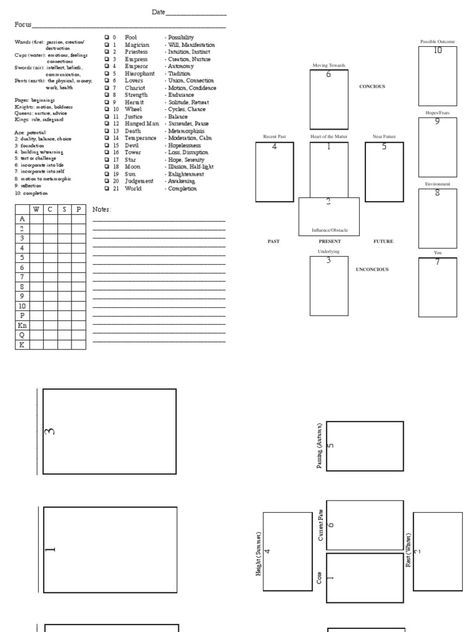Tarot Printable Free, Tarot Journal Ideas Free Printable, Tarot Journal Template Free Printable, Witch Worksheets, Tarot Worksheets, Grimoire Notes, Tarot Journal Template, Tarot Template, New Year Spread