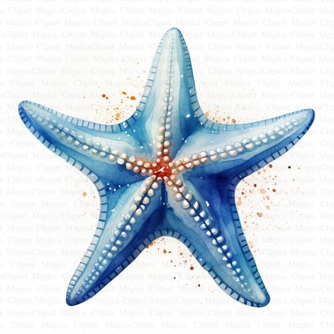 Starfish Clipart | 5 High Quality JPGs | digital download | Watercolor Painting | Nursery Art | Card Making | Starfish Print | Paper Craft ✨ Exclusive Deal Alert! ✨ Immerse yourself in creativity with this unique clipart set, featuring 5 charming images at an unbeatable price! Ideal for crafting nursery wall art, junk journals, greeting cards, invitations, prints, scrapbooks, collage images, mixed media, paper crafts, mugs, apparel, and social media posts. 🖼️Each piece is a one-of-a-kind creati Starfish Applique, Starfish Clipart, Starfish Painting, Unique Clipart, Starfish Art, Painting Nursery, Collage Images, Zentangle Artwork, Nursery Paintings