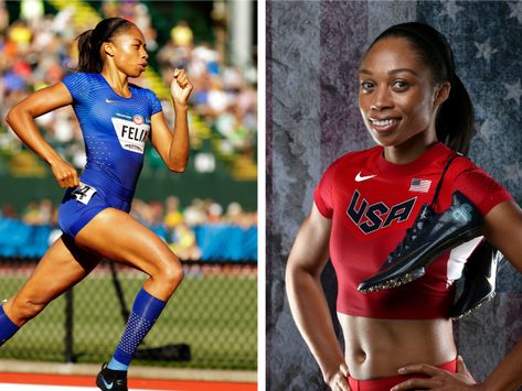 5 Leg And Butt Moves Olympic Sprinter Allyson Felix Swears By | SELF Track Workouts For Sprinters, Sprinter Workout, Sprint Workout, Allyson Felix, Hiit Workout At Home, Lifting Workouts, Leg Exercises, Workout Plan For Women, Running Quotes